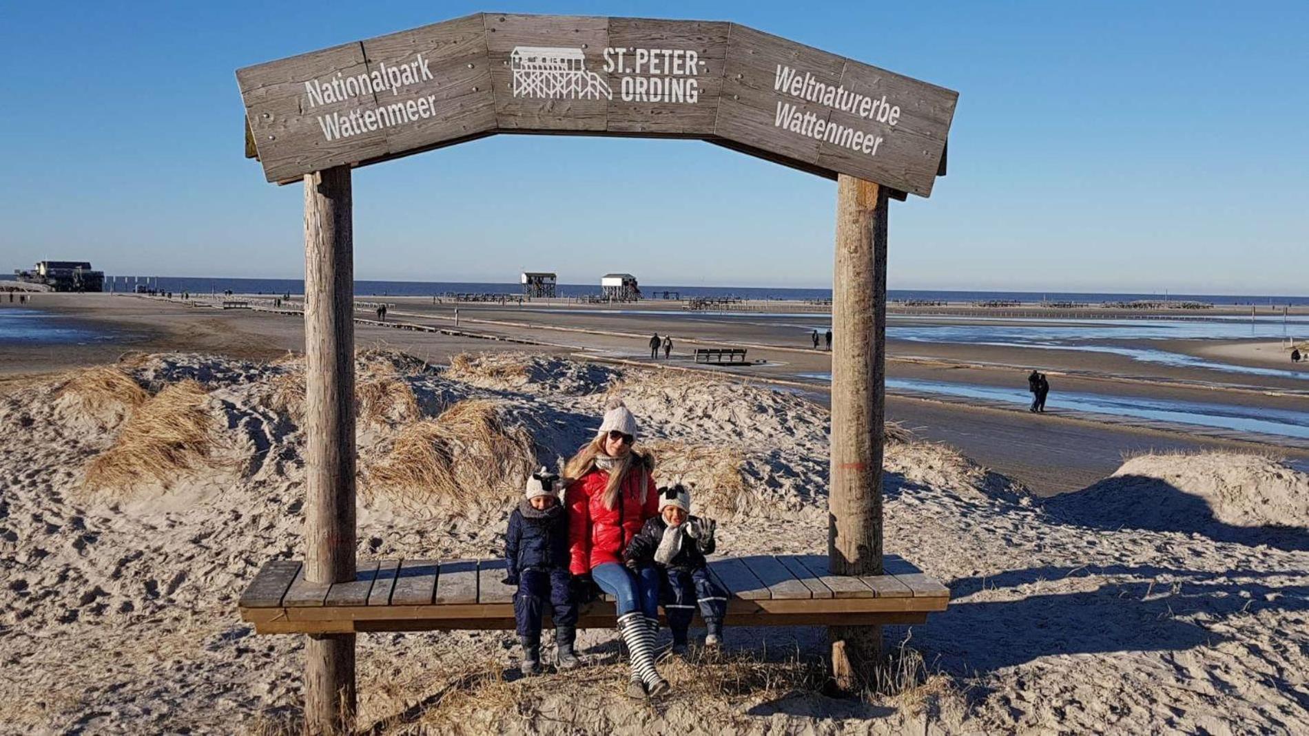 Haushaelfte-Poppenspaeler Sankt Peter-Ording Esterno foto